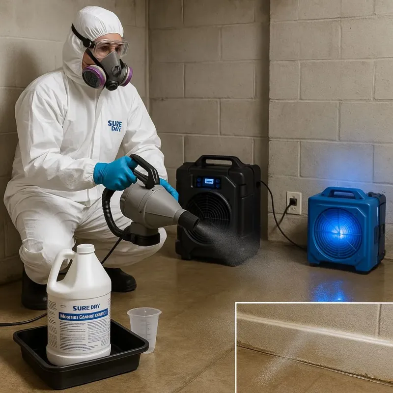 Sanitization and Odor Removal process in Prince William County, VA